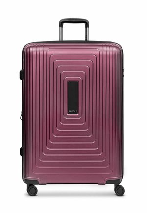 ESSENTIALS  ROLLEN TROLLEY MIT DEHNFALTE - Trolley - aubergine metallic