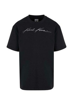 Karl Kani AUTOGRAPH HEAVY BOXY - T-shirt med print - black