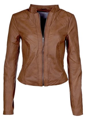 Leren jas - cognac