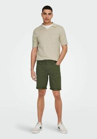 Only & Sons EINFARBIG - Poloshirt - pumice stone