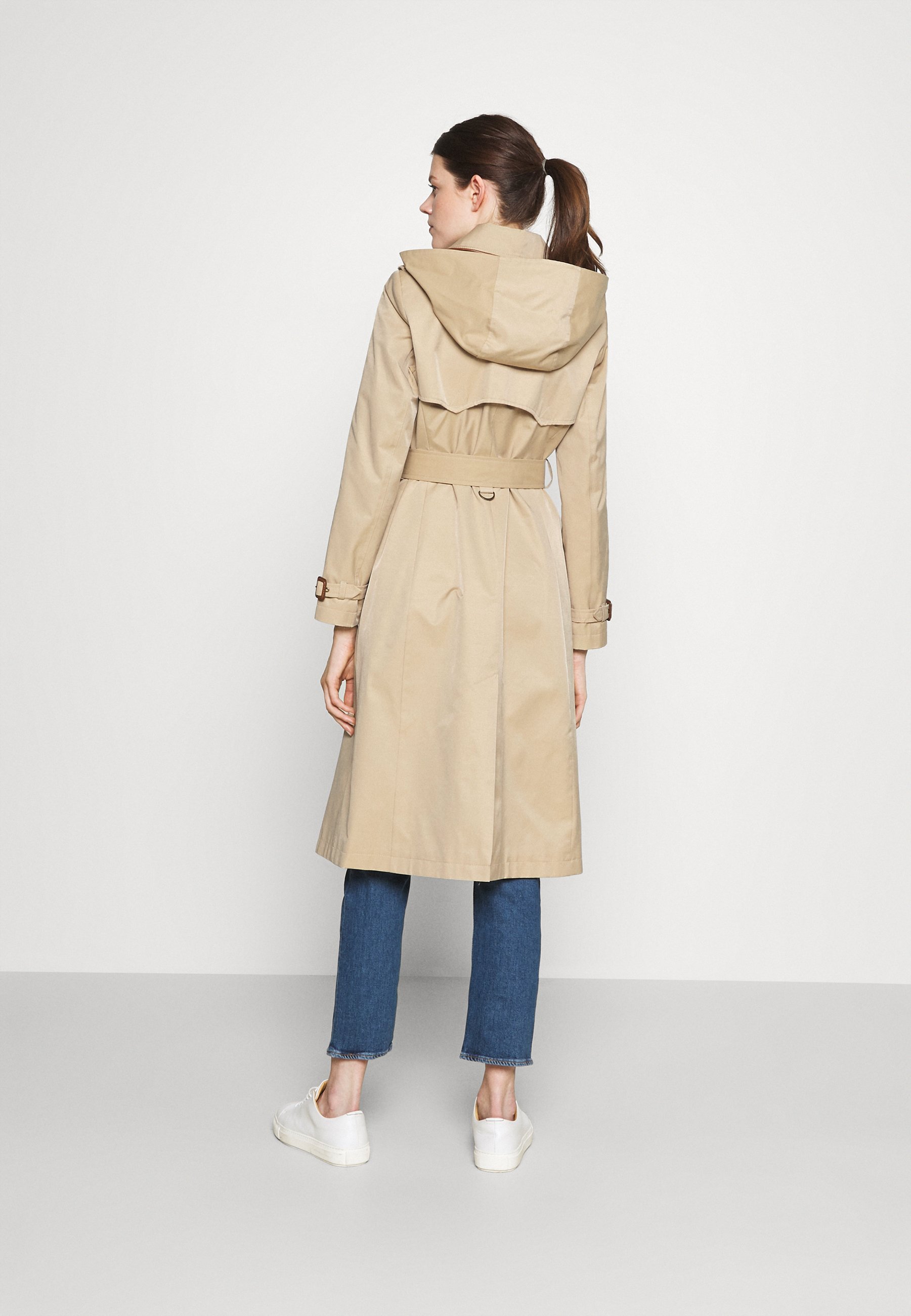lauren ralph lauren hooded trench coat