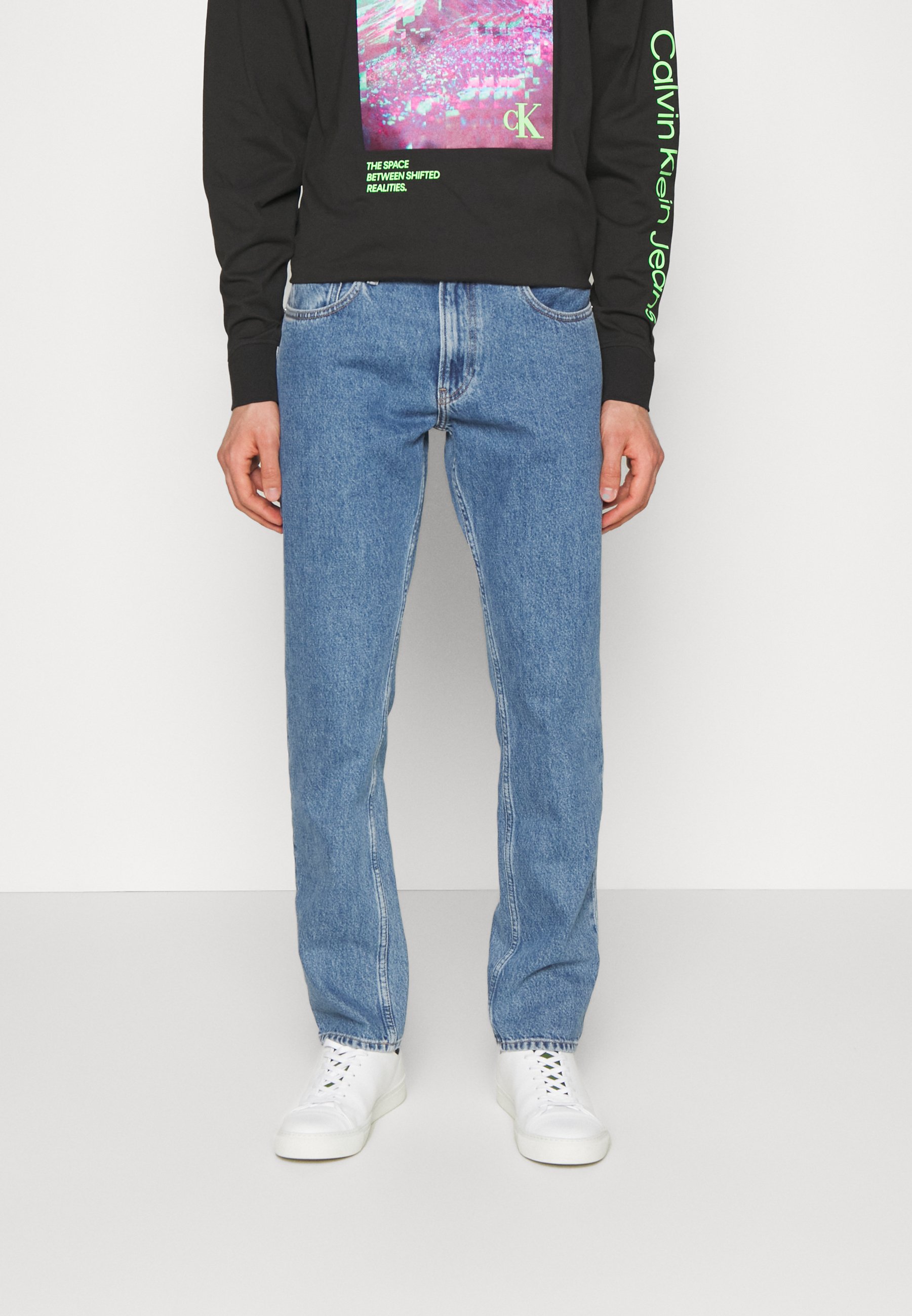 Calvin Klein Jeans AUTHENTIC STRAIGHT - Jean droit - denim medium 