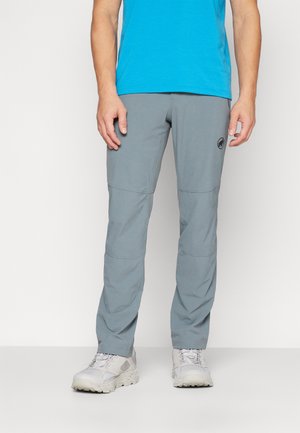 Mammut RUNBOLD PANTS MEN - Trousers - blue/grey