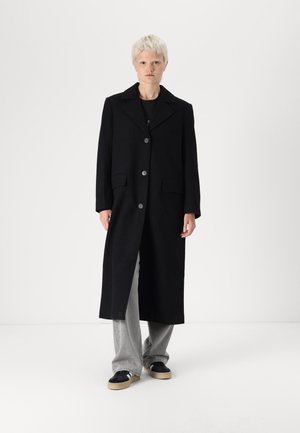 SLFALMA LONG COAT - Klassisk kåpe / frakk - black