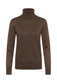 ROLLNECK - Strickpullover - fondue fudge melange