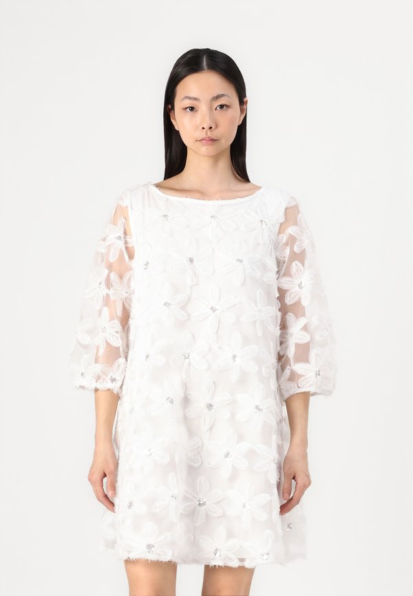 VIFLORA BOATNECK SHORT DRESS - Day dress