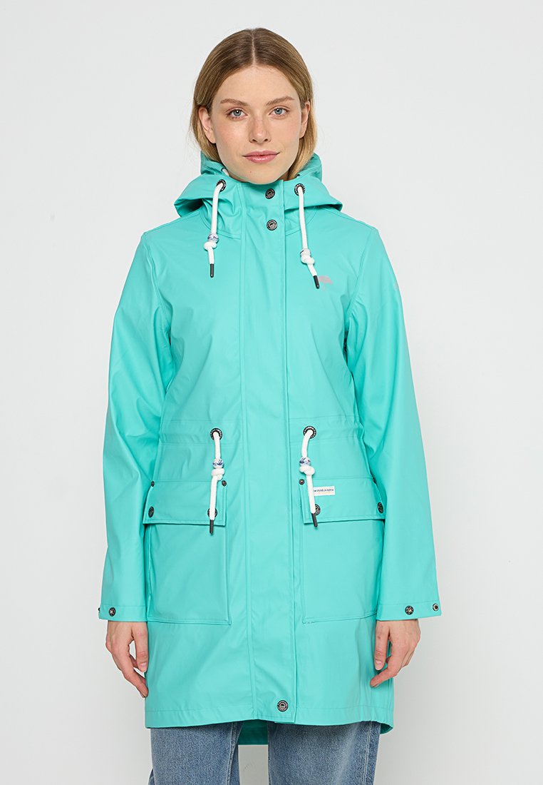 Schmuddelwedda Regenjas turquoise