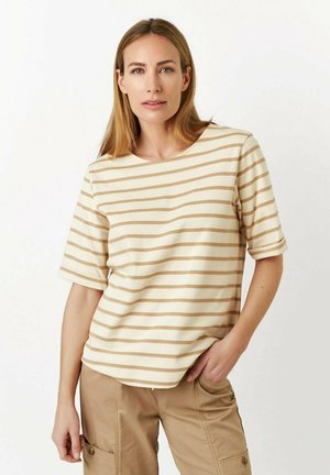 TONI, STYLE DOLLY - Print T-shirt - brown white