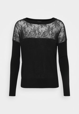 Strickpullover - black