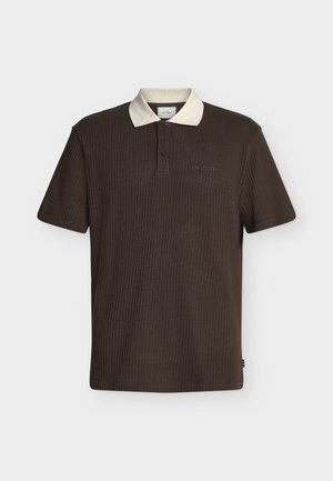 Les Deux, POINTELLE POLO - Poloshirt - slate brown