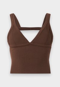 JADE SEAMLESS - Topper - chocolate