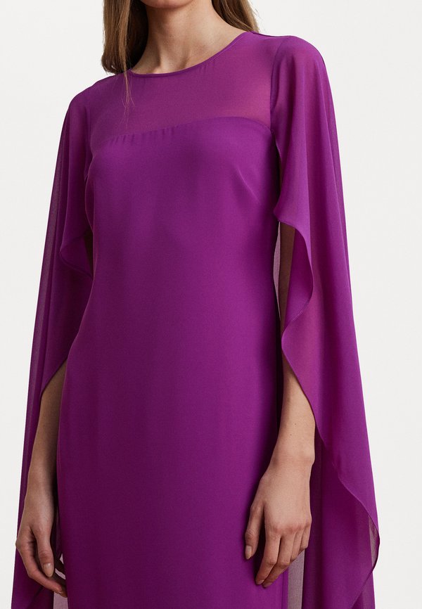 CAPE GEORGETTE GOWN - Occasion wear - purple dawn4