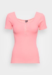 Não selecionado, strawberry pink