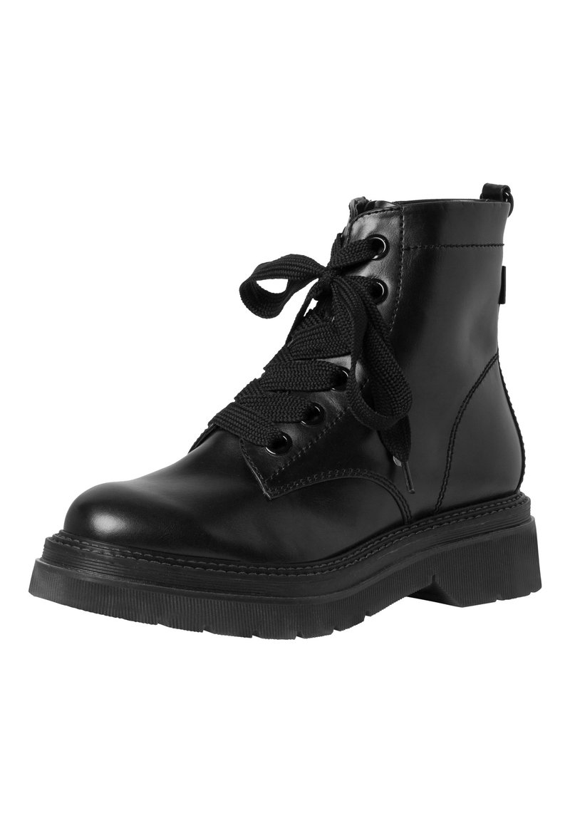 Damen Ankle Boots | Tamaris Plateaustiefelette black matt/schwarz - KO91670 Damen Ankle Boots | Tamaris Plateaustiefelette black matt/schwarz - KO91670