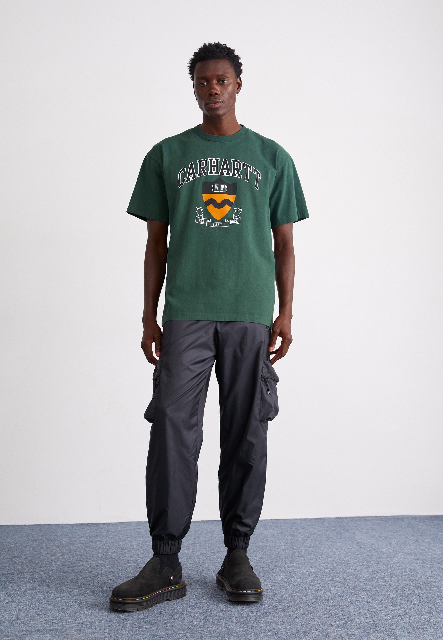 Carhartt WIP - T-shirt z nadrukiem/ciemnozielony - Zalando.pl