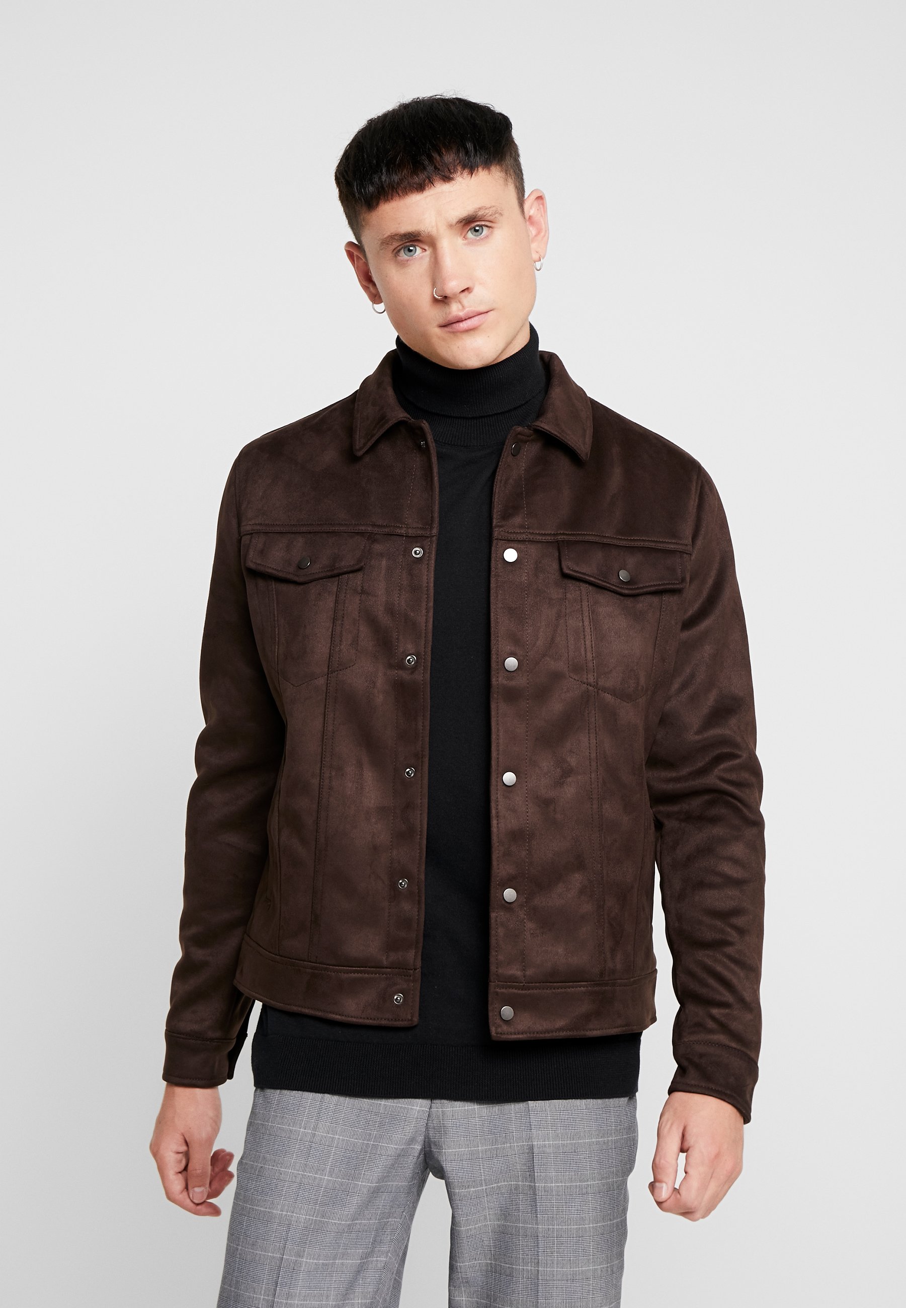 New Look WESTERN Imitert skinnjakke brown Zalando.no New Look WESTERN Imitert skinnjakke brown Zalando.no