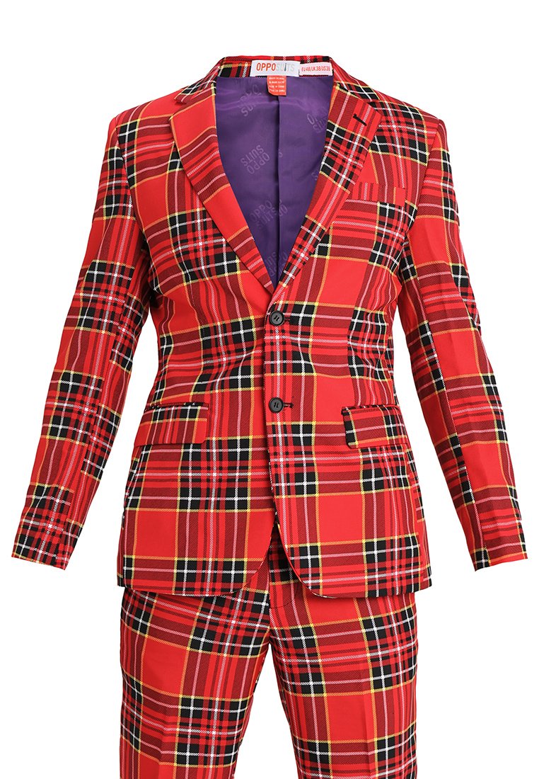 Herren Komplettanzüge | OppoSuits THE LUMBERJACK Anzug red/black/rot - NC77044 Herren Komplettanzüge | OppoSuits THE LUMBERJACK Anzug red/black/rot - NC77044