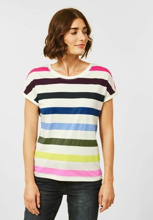 Print T-shirt - weiß