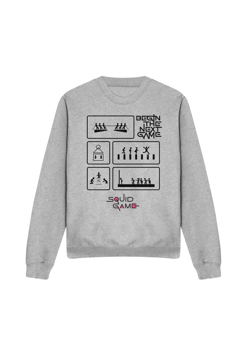 NETFLIX Sweater grijs gemêleerd