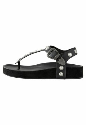 REGULAR FIT - Varvassandaalit - black