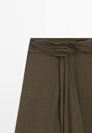 Massimo Dutti, Jupe longue - brown