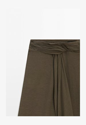 Massimo Dutti, Jupe longue - brown