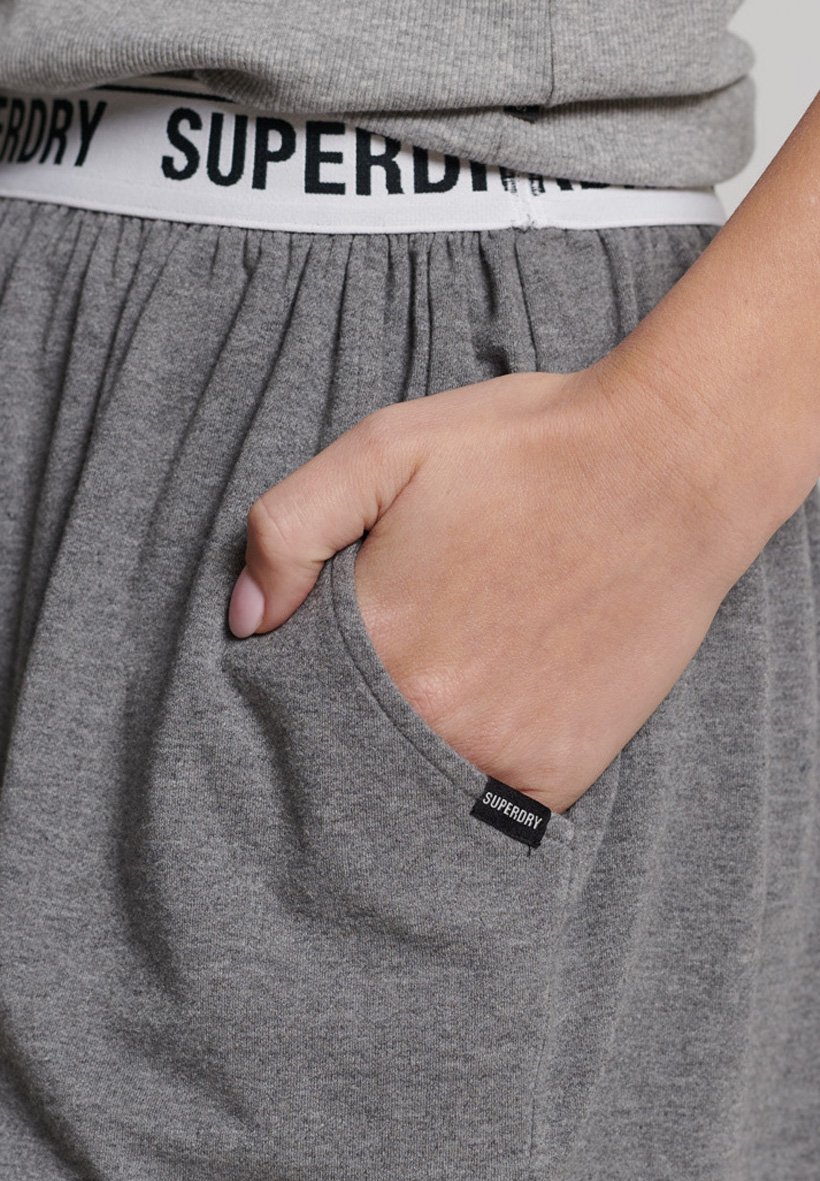 Superdry Pantalón de pijama - grey marl/gris oscuro - Zalando.es