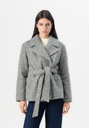 VMNANCY JACKET - Klassisk kåpe / frakk - medium grey