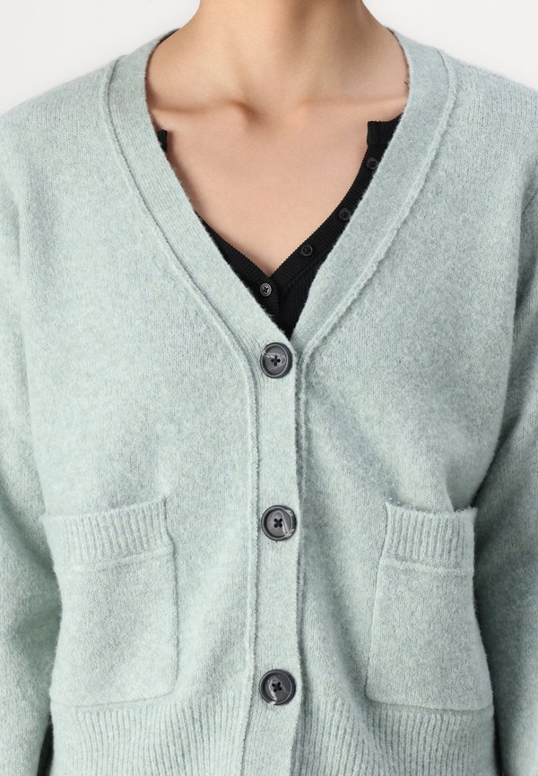 VMSERENA V NECK CARDIGAN - Cardigan - gray mist4