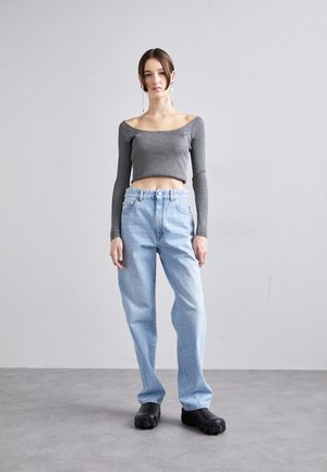 CHOKER TROUSERS - Jeans Straight Leg - light blue