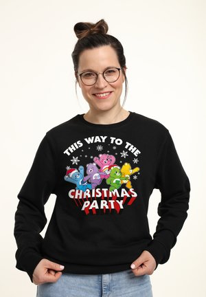 CARE BEARS UTM CHRISTMAS PARTY EXCITEMENT - Sudadera - black