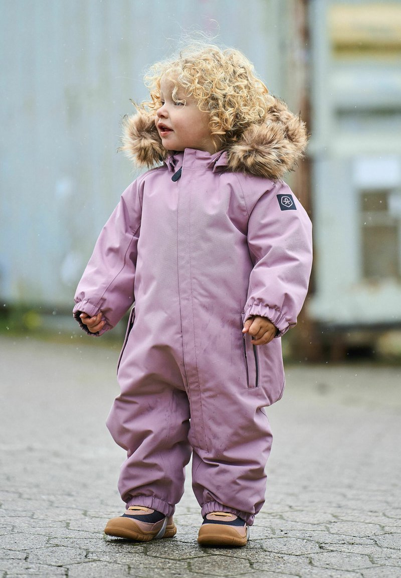 Color Kids COVERALL - Regnoverall - woodrose