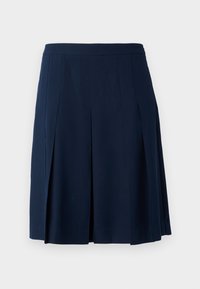 PLEATED KNEE SKIRT - Plisséskjørt - dark night navy
