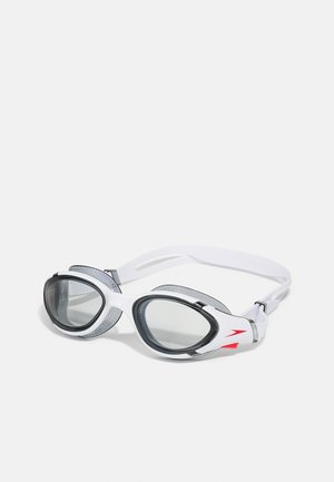 BIOFUSE UNISEX - Occhialini da nuoto - white/red/light smoke