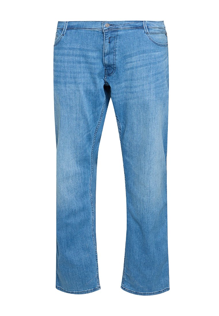 Replay Plus Slim fit jeans blauw