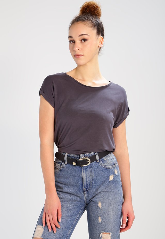 VMAVA PLAIN - T-Shirt basic - asphalt
