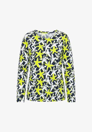 LAURASØN, NEON STARFISH LONG SLEEVE TEE - Maglietta a manica lunga - safety yellow