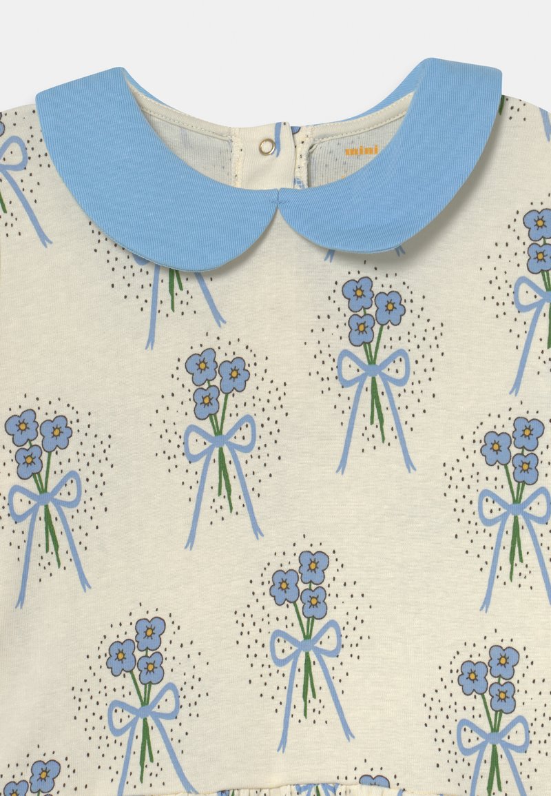 Kinder Bekleidung | Mini Rodini WINTERFLOWERS DRESS Jerseykleid blue/blue denim - QN17003 Kinder Bekleidung | Mini Rodini WINTERFLOWERS DRESS Jerseykleid blue/blue denim - QN17003
