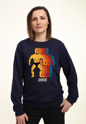 STRETCH ARMSTRONG VINTAGE COLORS - Sweatshirt - navy blue