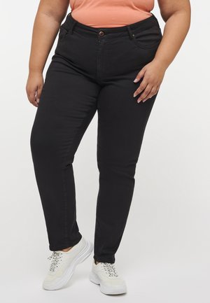 MUSTANG Dames Style Crosby Relaxed Slim Jeans, donkerblauw 802, 33W / 30L, donkerblauw 802, 33W x 30L