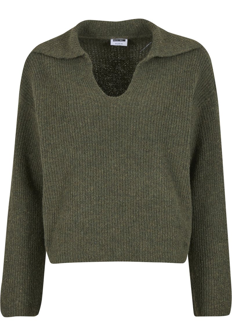 Noisy May NMMAYSA O NECK - Maglione - eggnog/avorio - Zalando