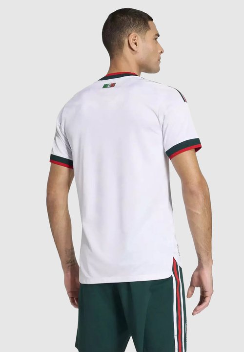 adidas MAILLOT EXTÉRIEUR AUTHENTIQUE MEXIQUE COUPE DU MONDE 2026 - Print T-shirt - white — foto 3