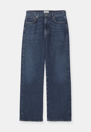 Agolde HARPER - Blugi loose fit - tempo dark marble indigo