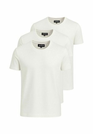 PACK OF 3  BASIC T-SHIRTS  - Camiseta básica - white