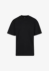 OVERSIZED LONG TALL TEE CREW NECK - T-shirt basique - black