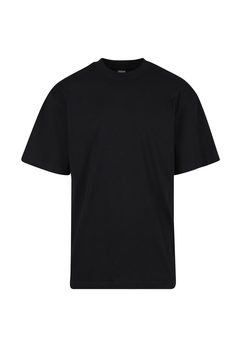 Urban Classics Heren T-shirt Oversized Pinstripe Tee T-shirt, zwart, 4XL