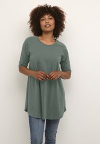 Kaffe BPJANE 1/2 SLEEVE - T-shirt basic - green bay