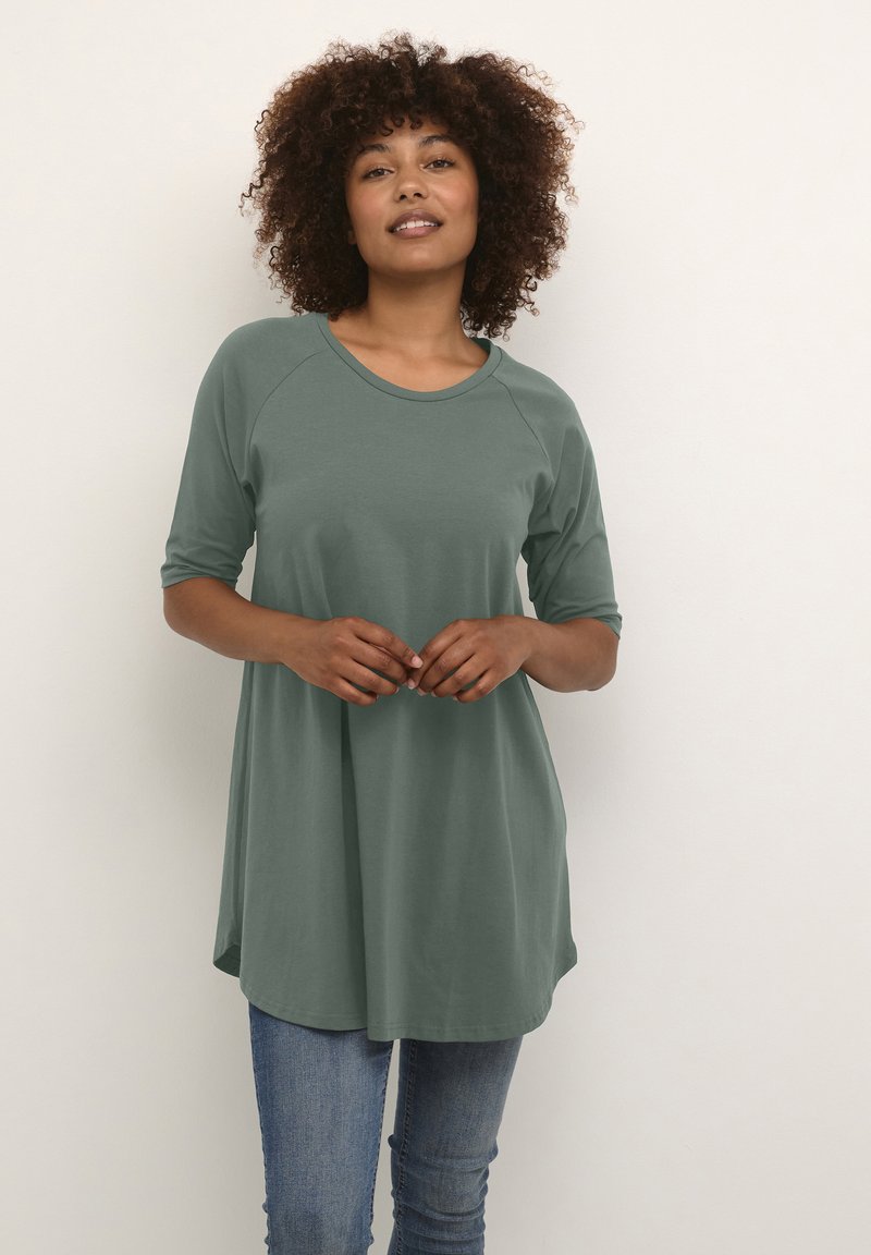 Kaffe BPJANE 1/2 SLEEVE - T-shirt basic - green bay