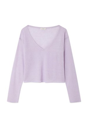 American Vintage, PULL FEMME EPAKY - Striktrøje - lilas