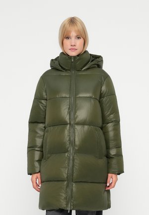 VILIDDA HOOD SHINNY PUFFER JACKET - Manteau d'hiver - forest night
